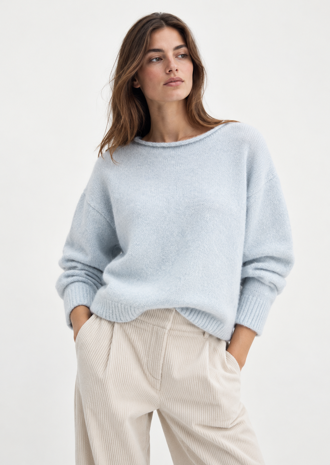 Boxy-Strickpullover mit Alpaka von Marc O'Polo