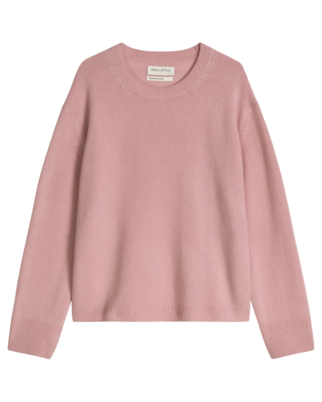 Schurwollpullover mit Rundhals von Marc O'Polo
