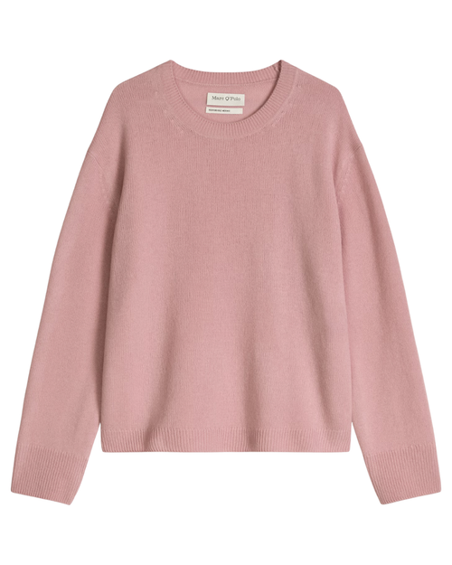 Schurwollpullover mit Rundhals von Marc O'Polo