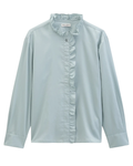 Bluse mit Rüschen-Stehkragen von Marc O'Polo