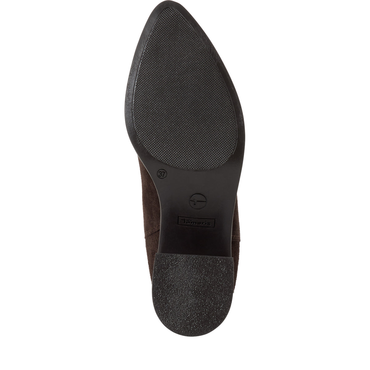 Chelsea Boots aus Veloursleder in Mocca von Tamaris