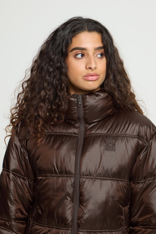 Steppjacke Fecina in Glanzoptik von Ichi