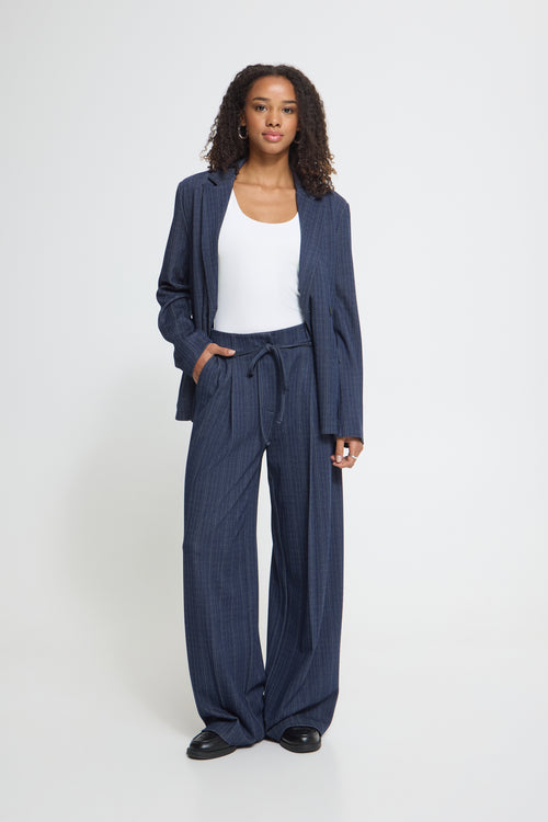 Weite Hose Kate Pinelle mit Streifen von Ichi