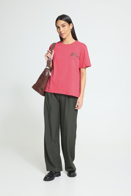 T-Shirt Balmers mit Schriftprint von Ichi