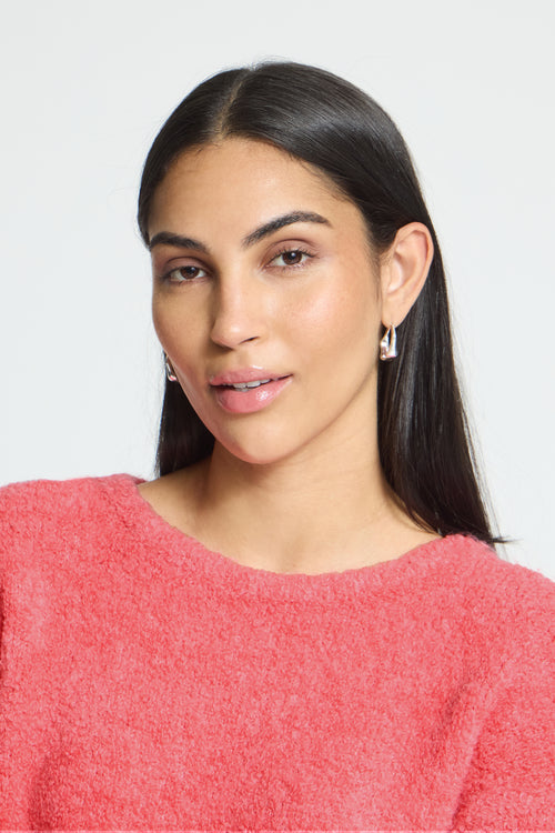 Flauschiger Strickpullover Sarisa von Ichi