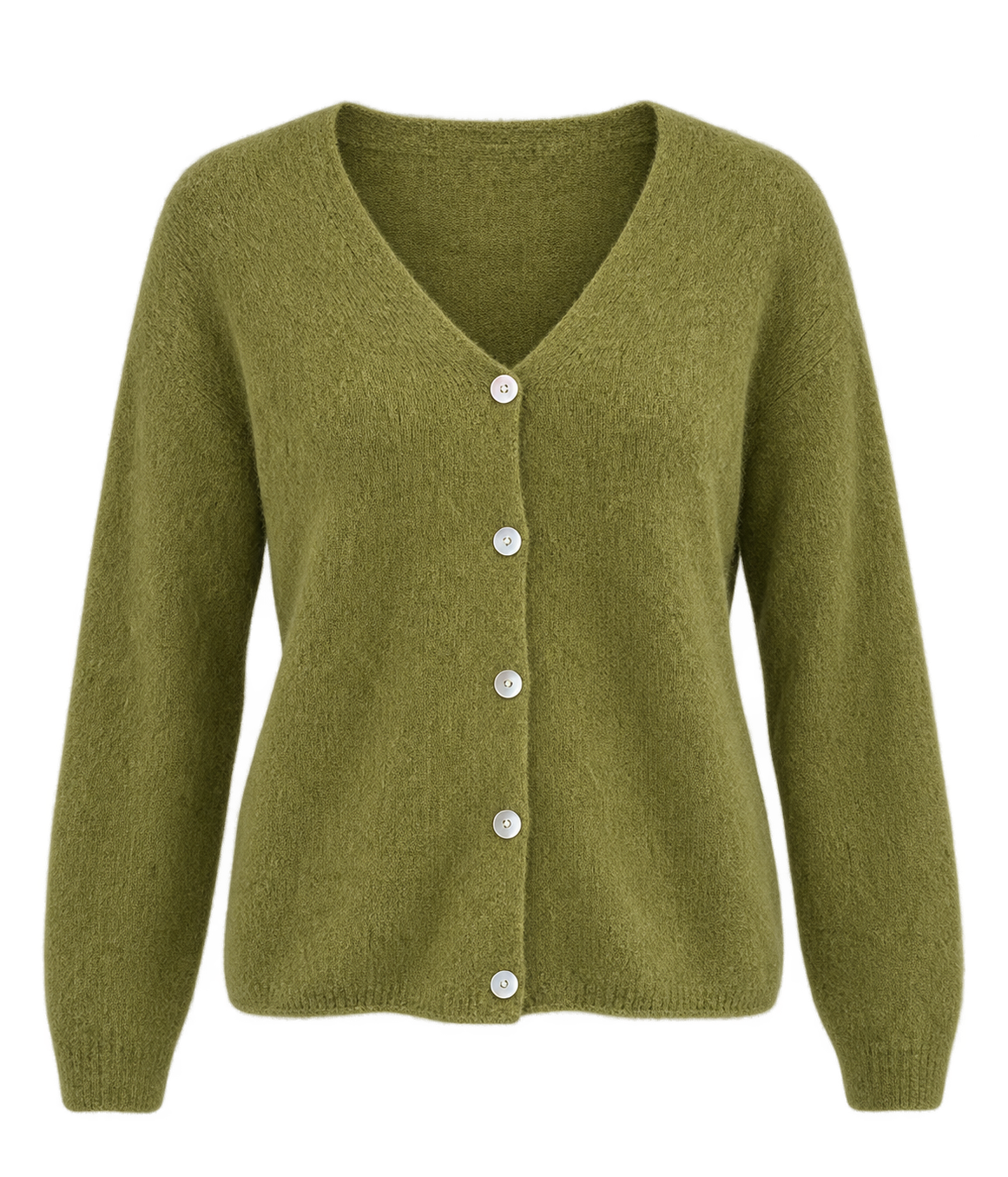 Da.Jacke Strick/Wirk - Bella Italia - pistazie - one size