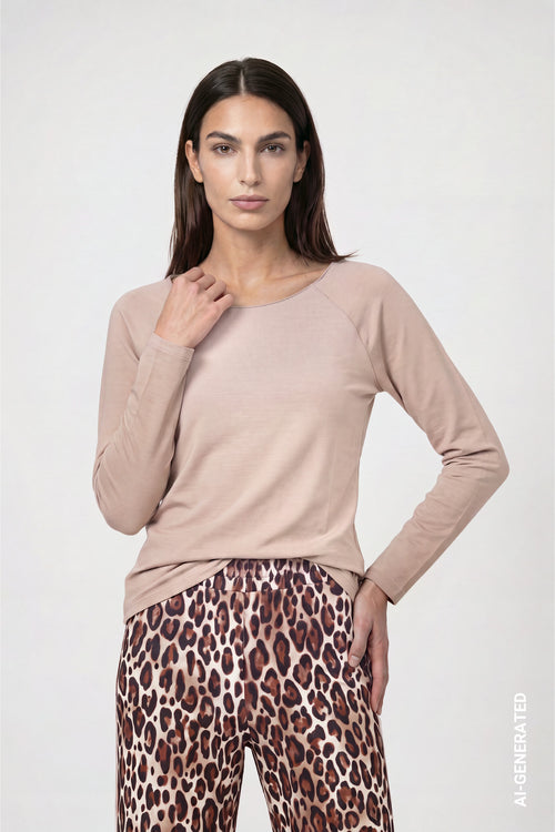 Basic-Langarmshirt von Monari