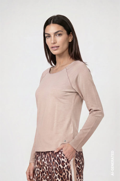 Basic-Langarmshirt von Monari