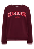 Sweatshirt mit Rundhals und Stickerei