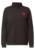 Langarm Shirt mit Turtle Neck und Print von Cecil