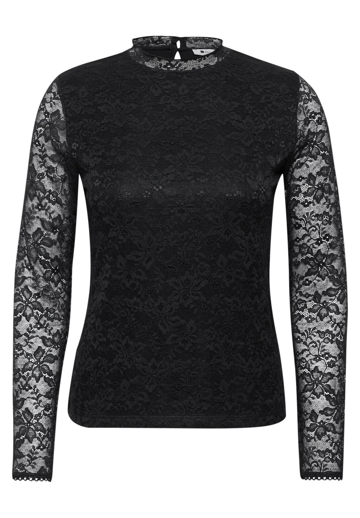 Langarm Shirt aus Spitze