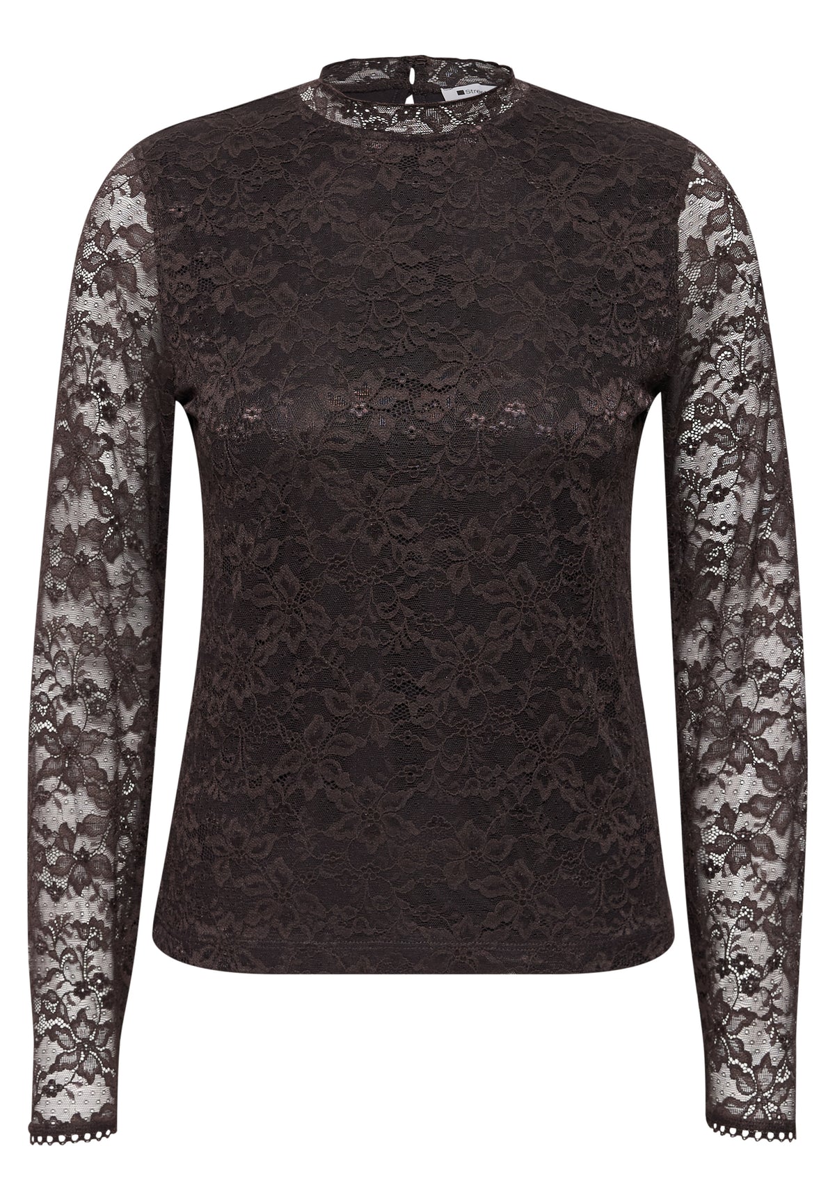 Langarm Shirt aus Spitze