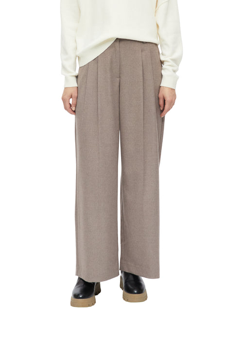Extra Wide Leg Hose mit Bundfalten von s.Oliver
