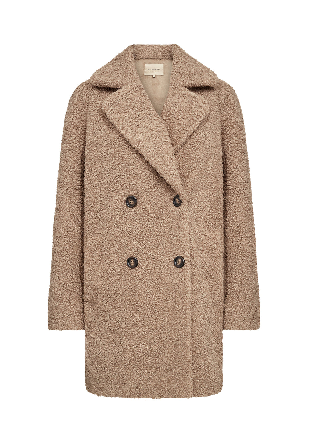 Teddy-Jacke Mukite mit Reverskragen von Soyaconcept