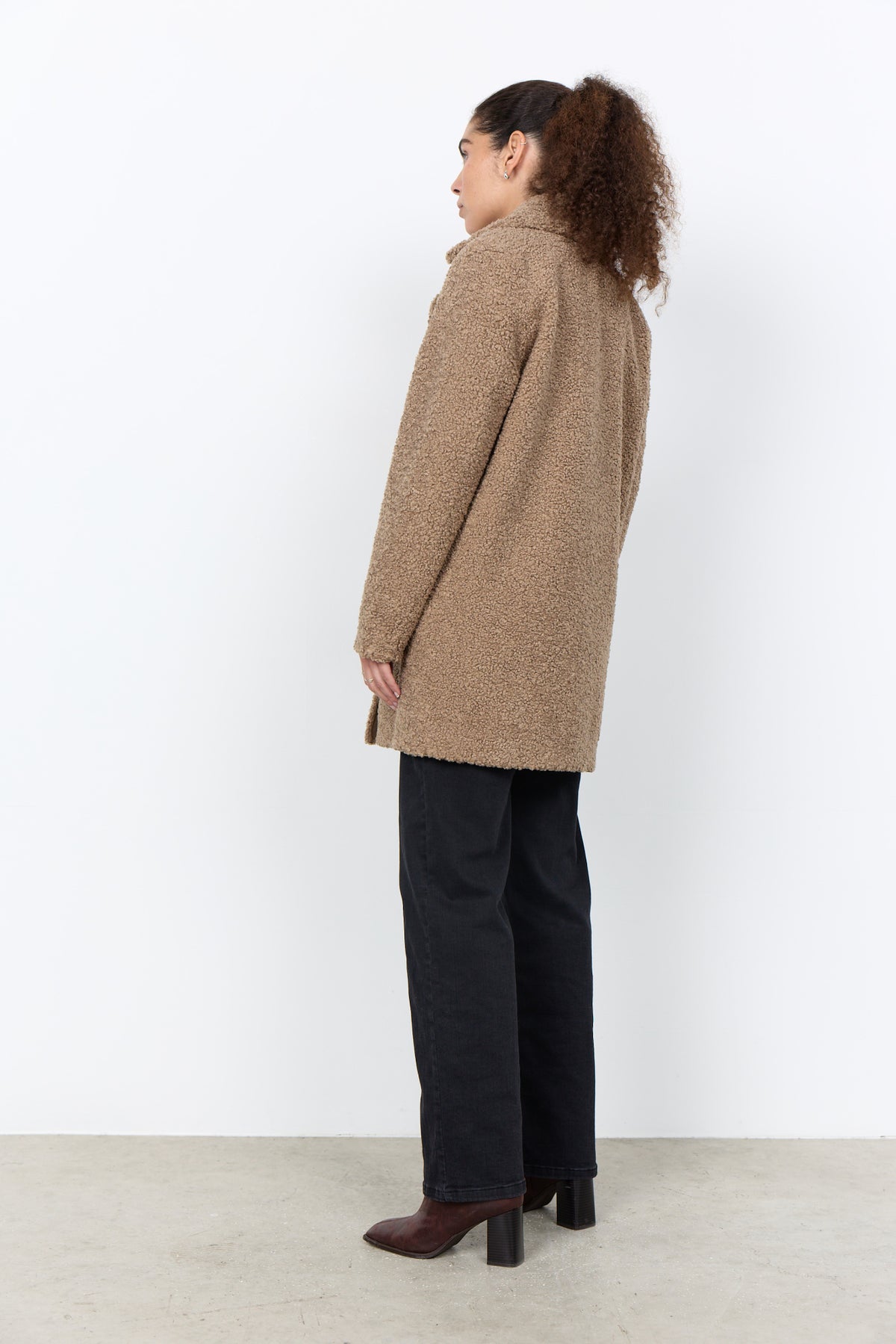 Teddy-Jacke Mukite mit Reverskragen von Soyaconcept