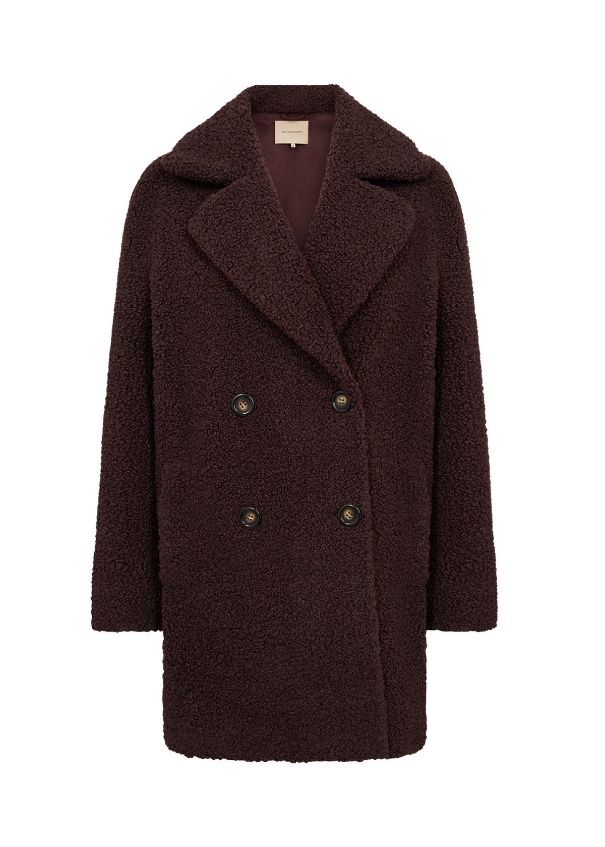 Teddy-Jacke Mukite mit Reverskragen von Soyaconcept