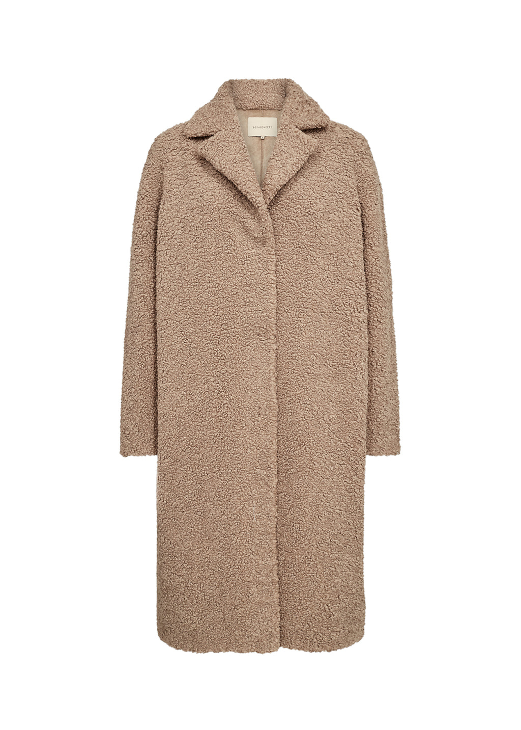 Teddy-Jacke Mukite mit kleinem Reverskragen von Soyaconcept