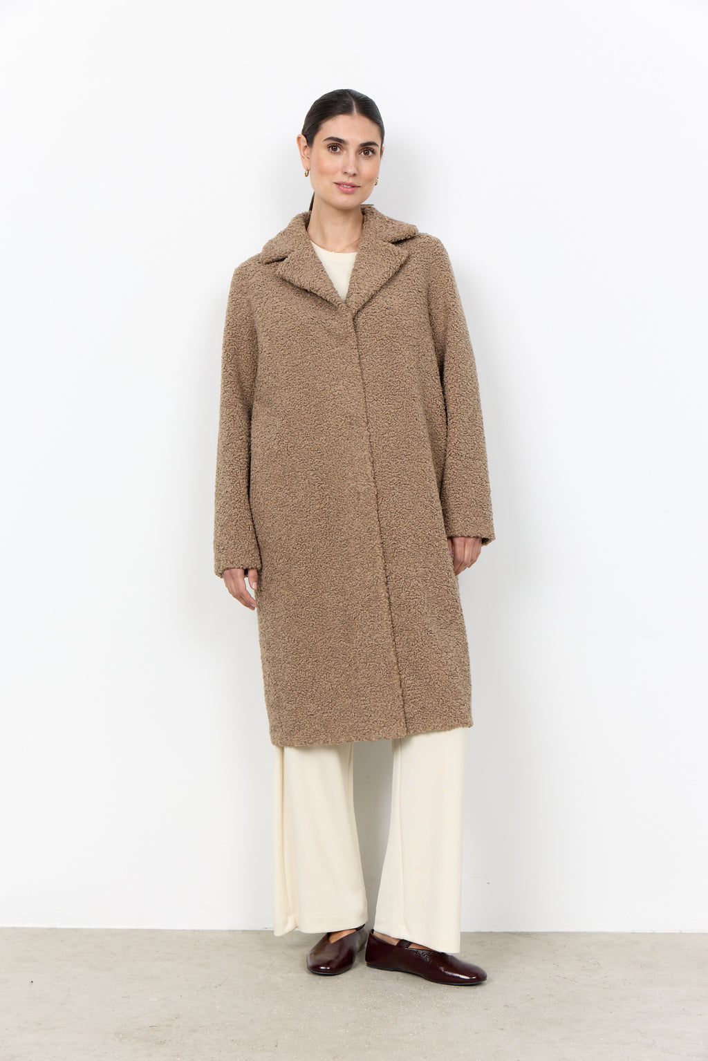 Teddy-Jacke Mukite mit kleinem Reverskragen von Soyaconcept