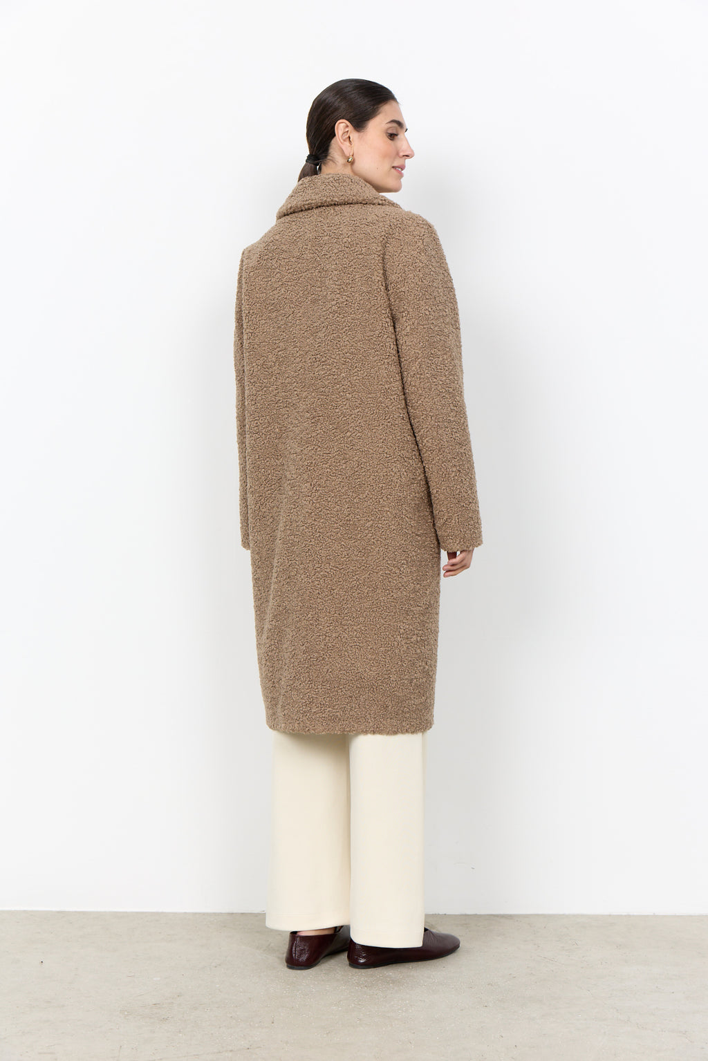 Teddy-Jacke Mukite mit kleinem Reverskragen von Soyaconcept