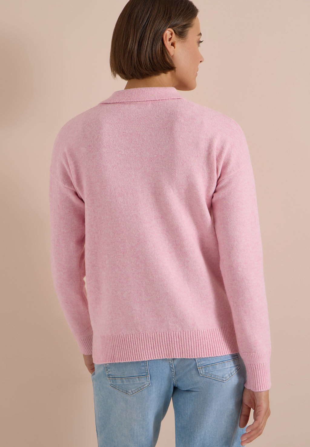 Langarm Pullover mit Polokragen von Cecil