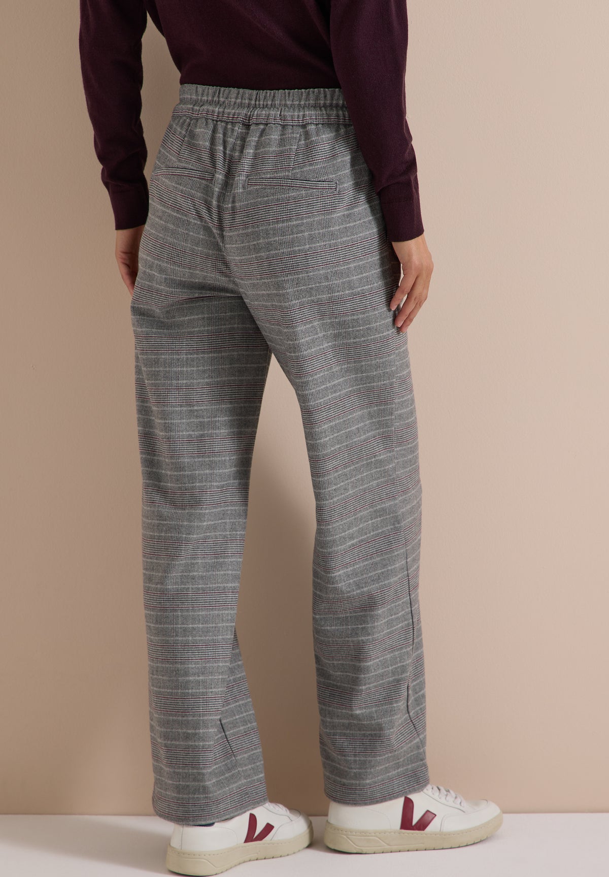 High Waist Wide Leg Hose im Loose Fit