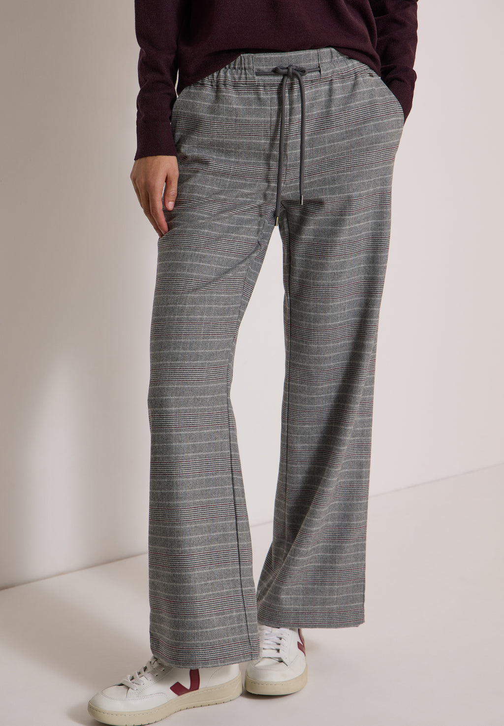 High Waist Wide Leg Hose im Loose Fit