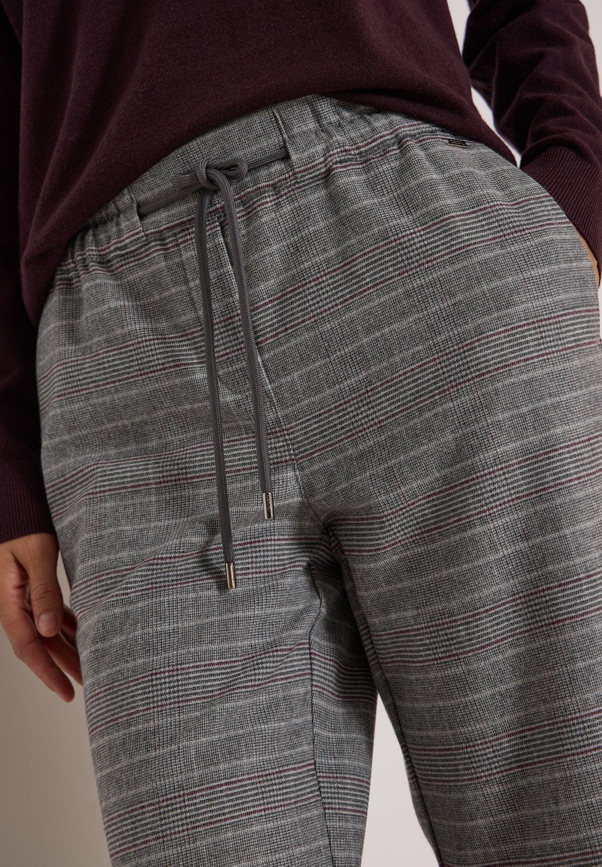 High Waist Wide Leg Hose im Loose Fit