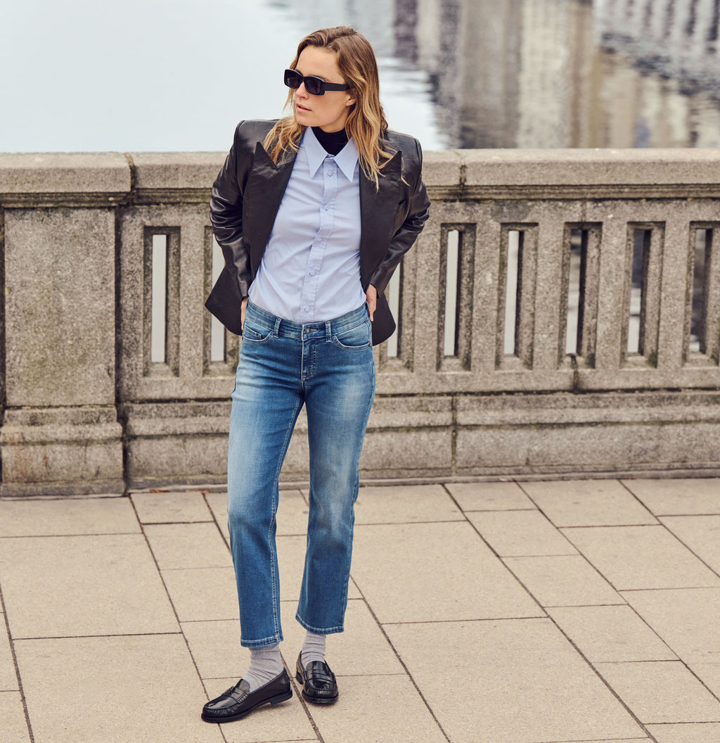 Slim-Fit-Jeans Carrie in Light Authentic Denim von MAC