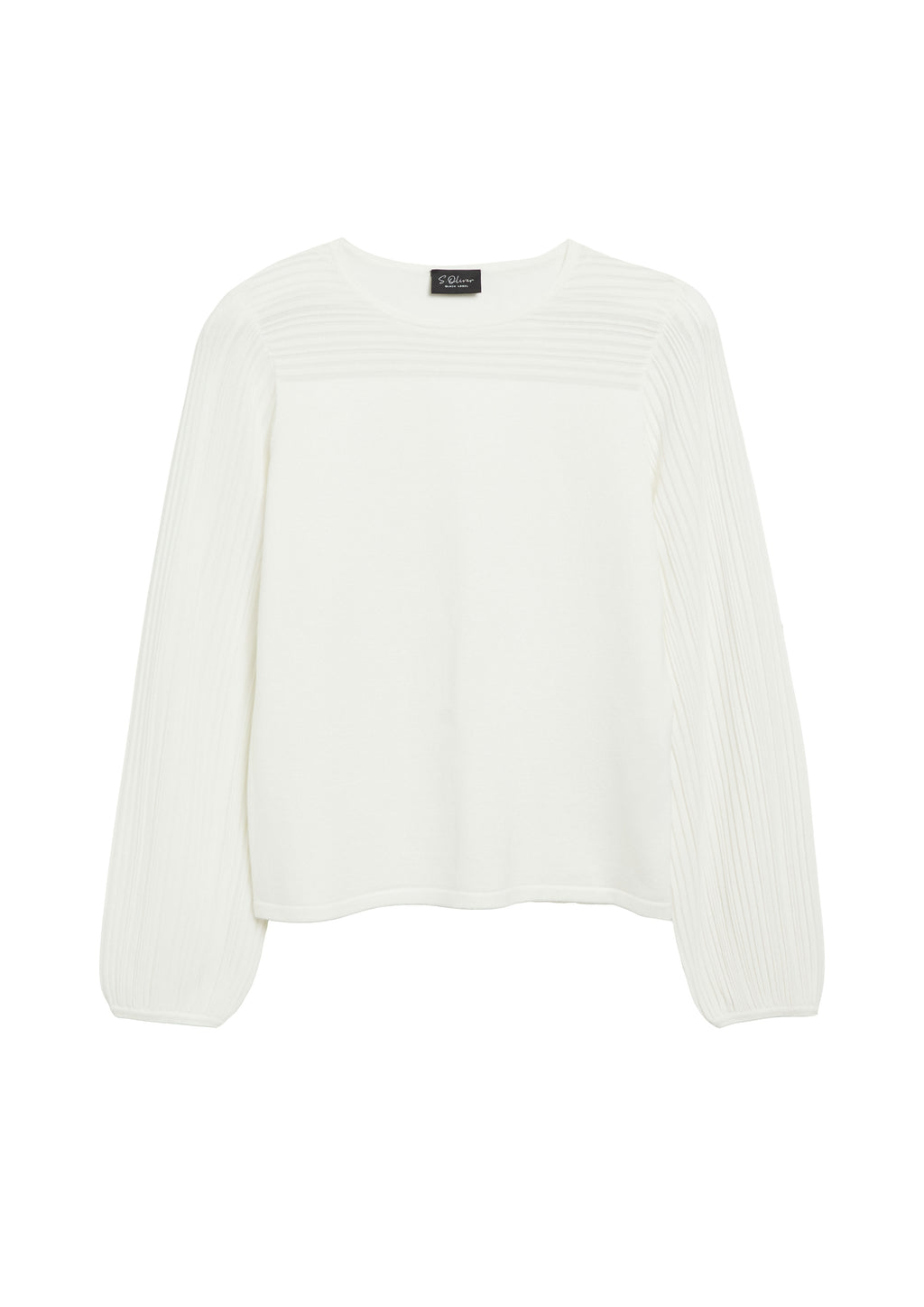 Feinstrickpullover mit Struktur-Streifen von s.Oliver BLACK LABEL