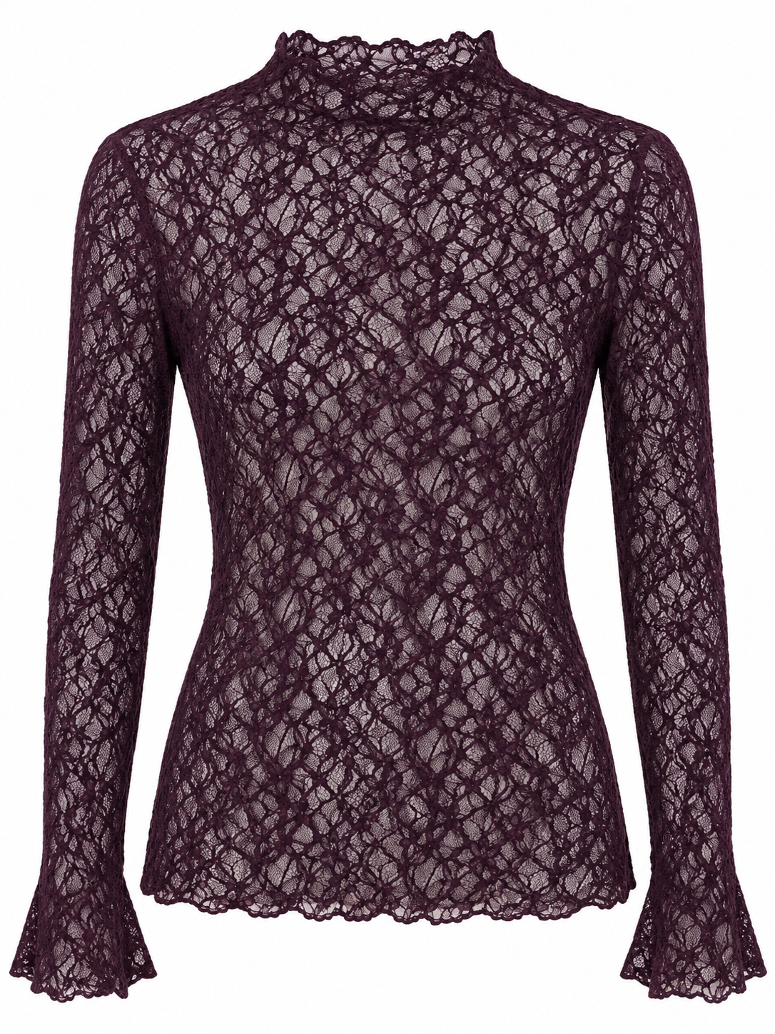 Da. T-Shirt - Bella Italia - aubergine - one size