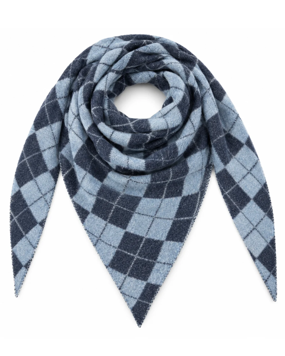 Da. Schal - Zheng Taschen - jeansblau - one size