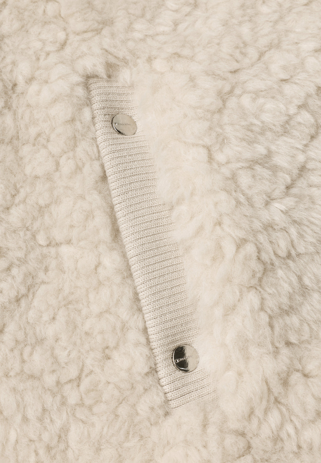 Fake Fur Weste mit Strickdetails von Street One