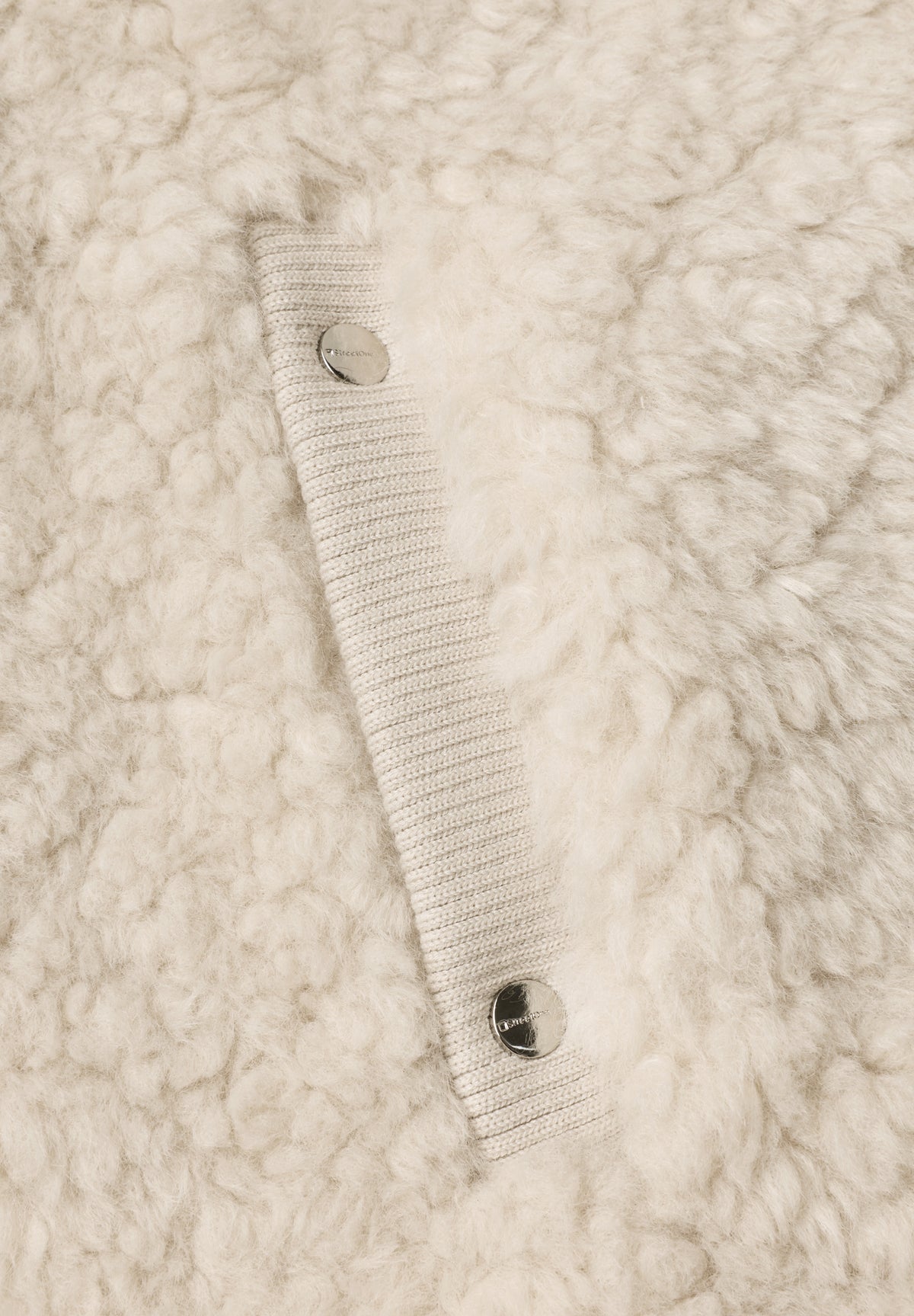 Fake Fur Weste mit Strickdetails von Street One