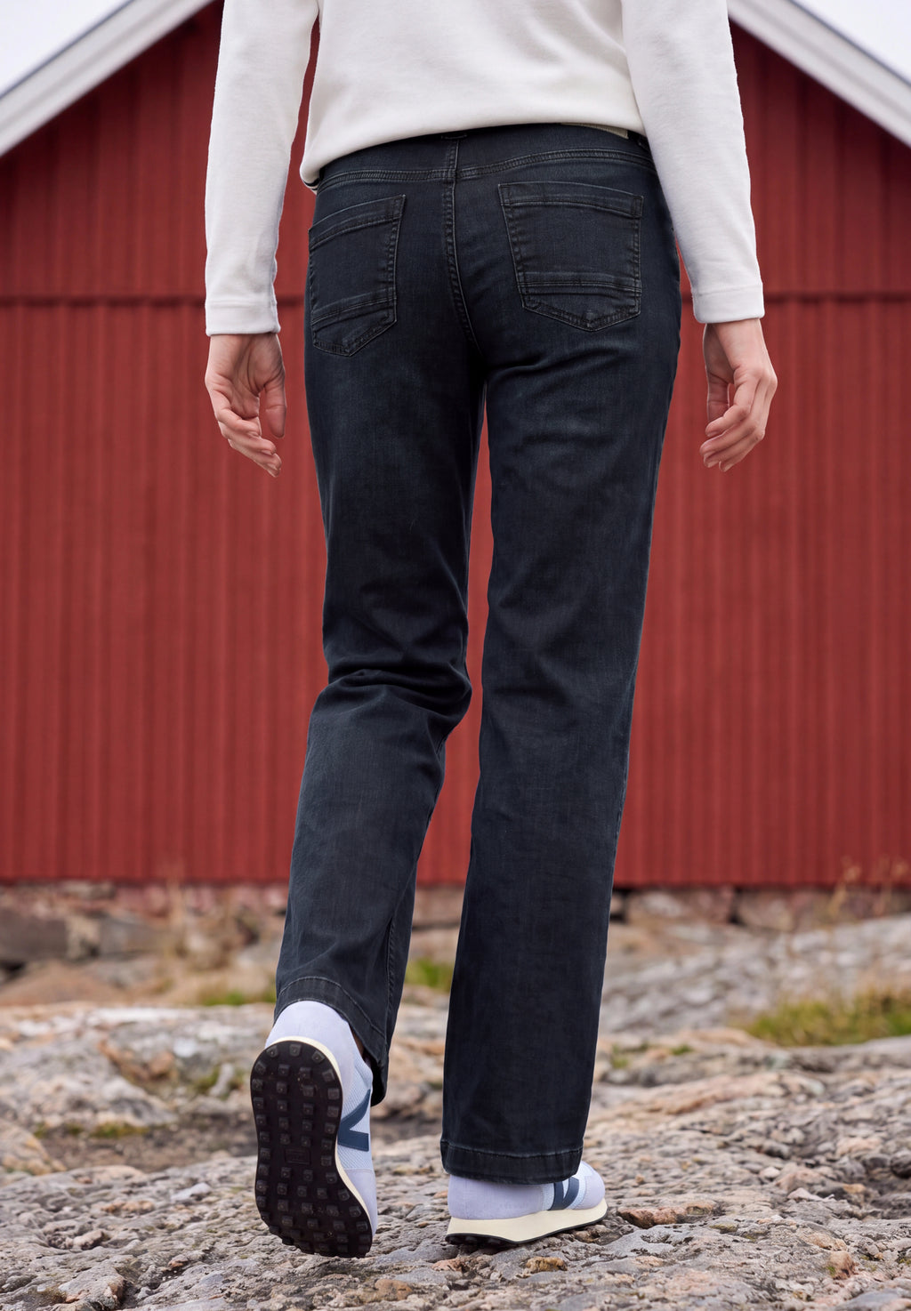 Wide-Leg-Jeans Neele im High-Waist-Loose-Fit von Cecil