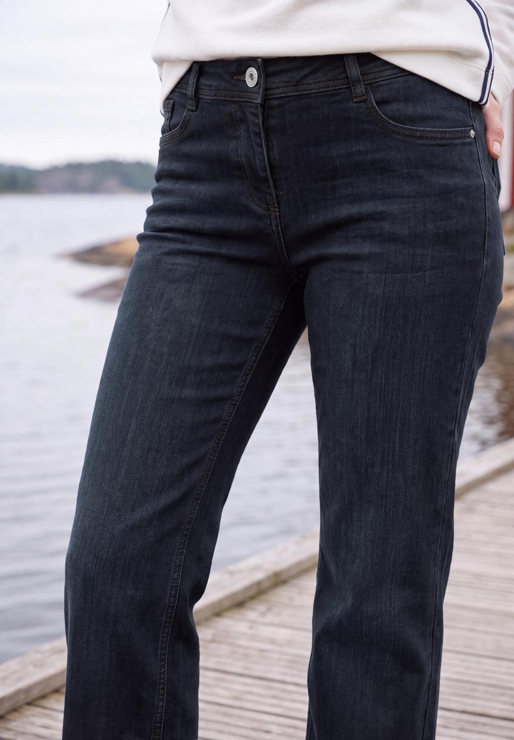 Wide-Leg-Jeans Neele im High-Waist-Loose-Fit von Cecil