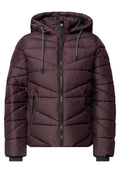 Steppjacke mit Kapuze und Zipper von Cecil