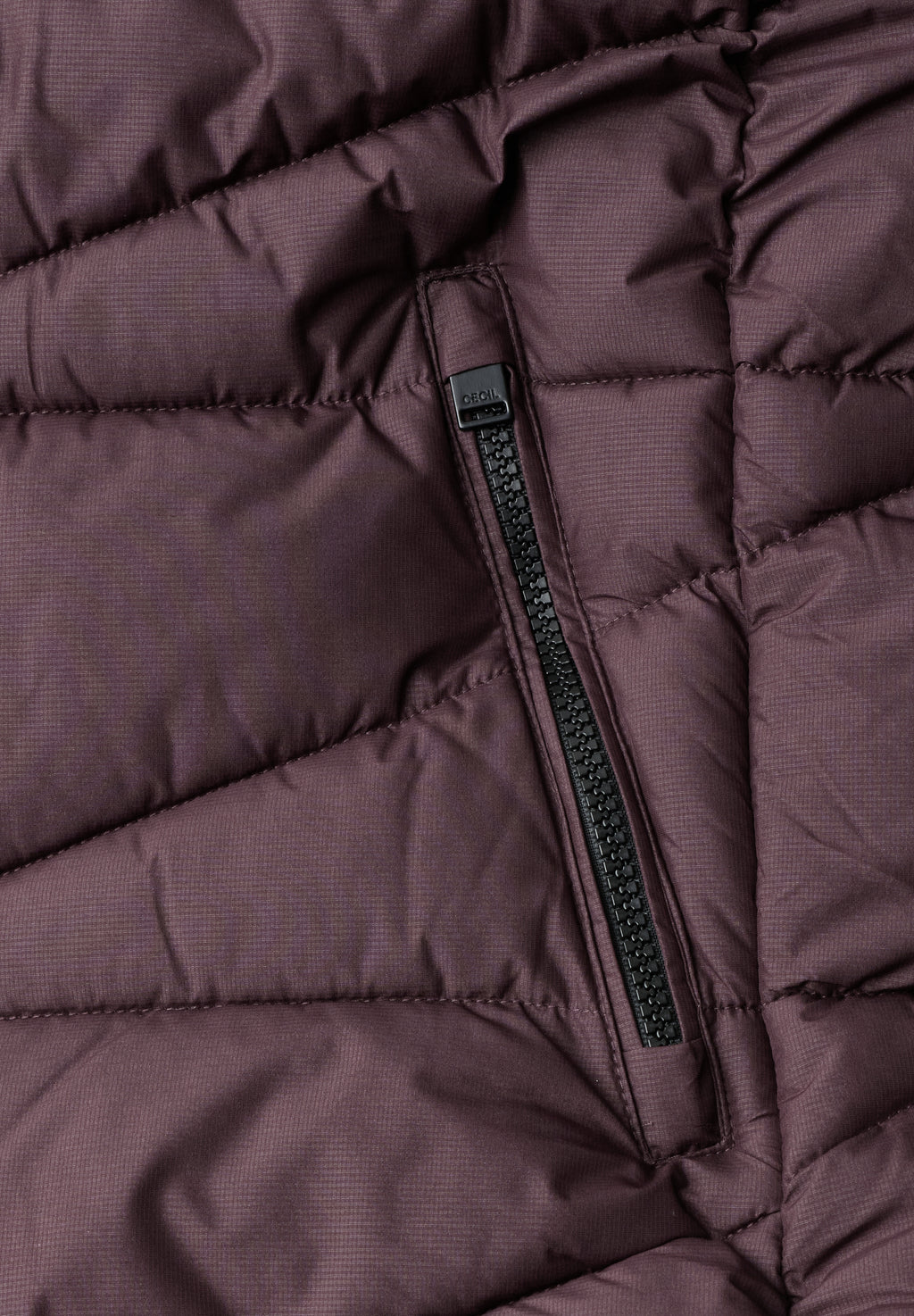 Steppjacke mit Kapuze und Zipper von Cecil
