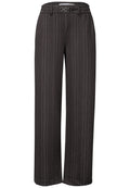 Straight-Leg-Hose Amalia mit Streifen und Schnalle von Street One
