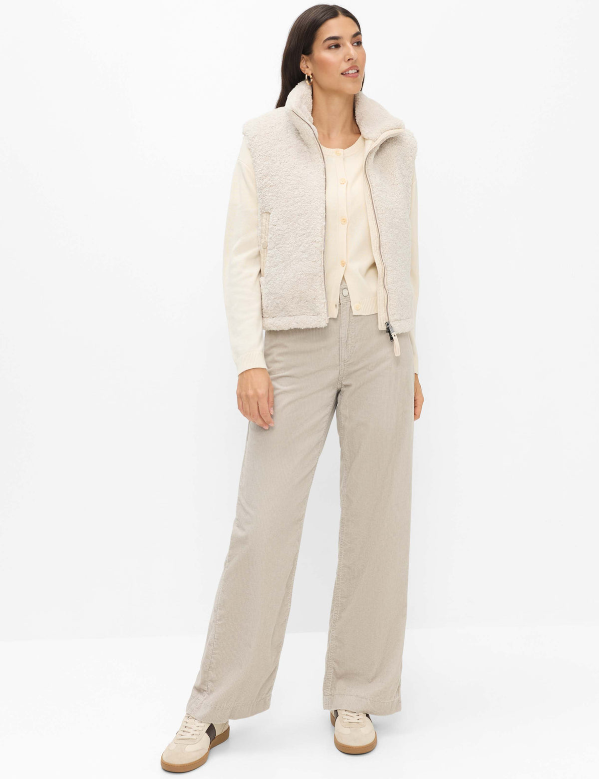 Palazzohose Maine aus Cord von Brax