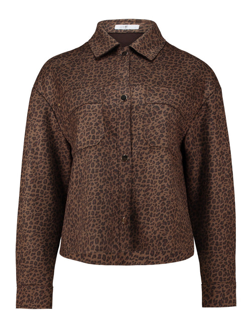 Hemdbluse Heather mit Leo-Print von Haily´s