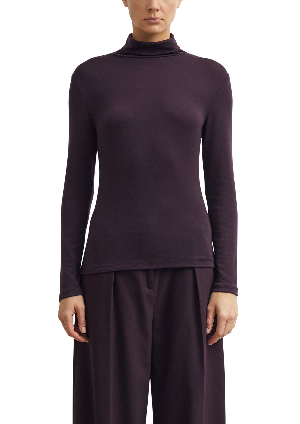 Feiner Rollkragenpullover aus Lyocellmix von Comma