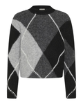 Da. Strick - kaffe - Grey melange / - S
