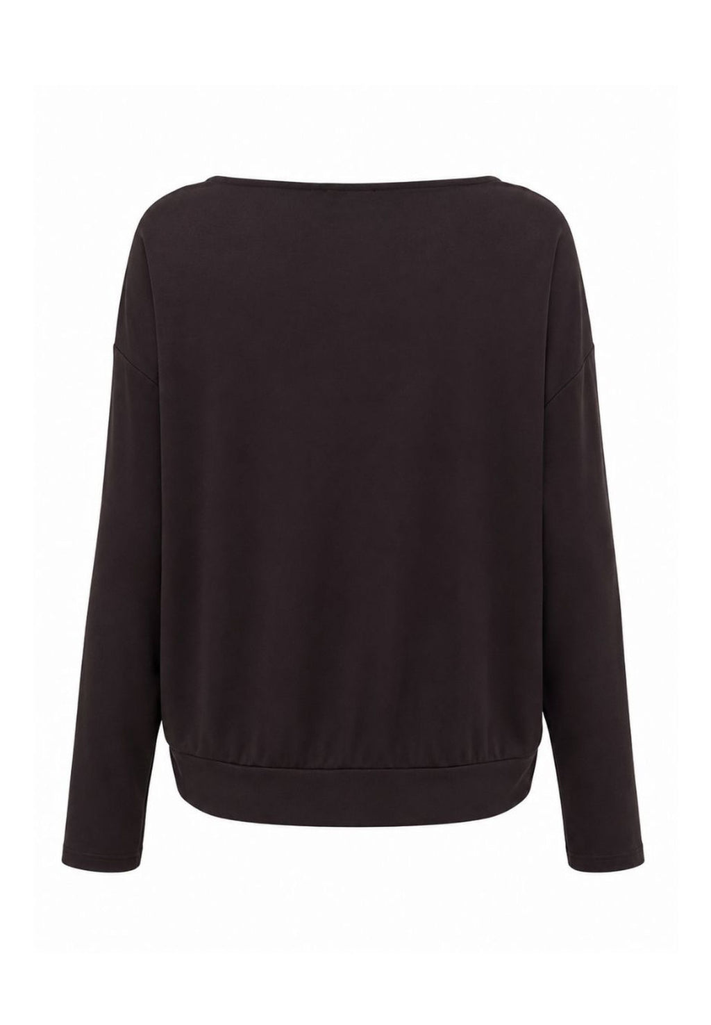 Shirt Wild Mocha mit Wasserfall-Ausschnitt von Frank Walder
