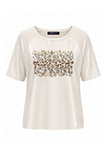 Shirt Wild Mocha mit Animal-Frontprint von Frank Walder