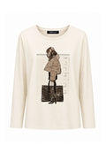 Shirt Wild Mocha mit platziertem Frontdruck von Frank Walder