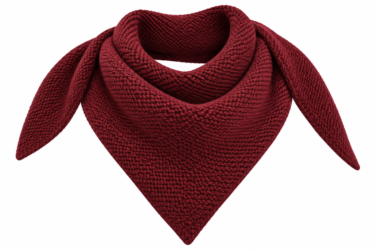 Stricktuch Cora in Dreiecksform von Houy Mode