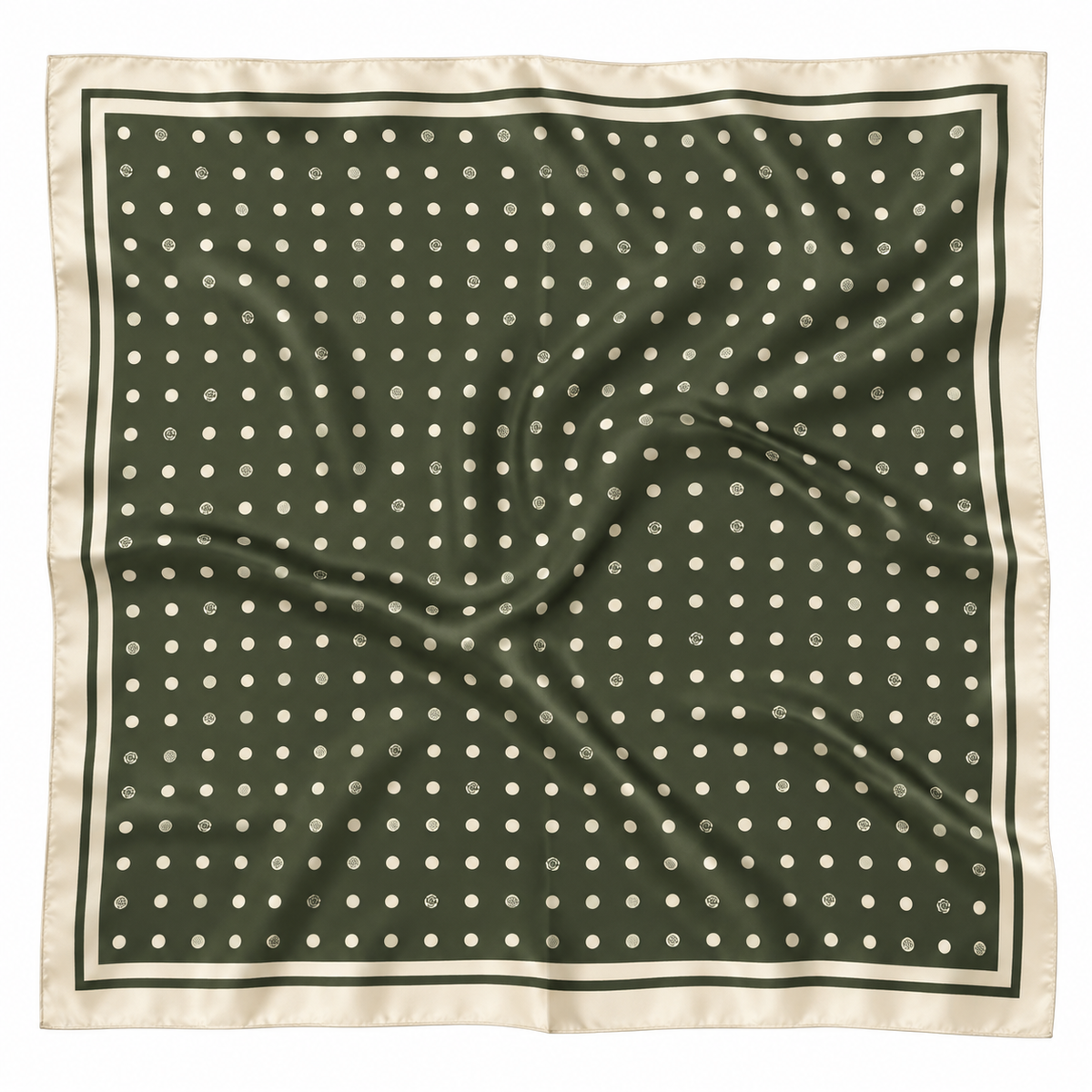 Quadratisches Tuch Desia mit Punktemuster von Houy Mode