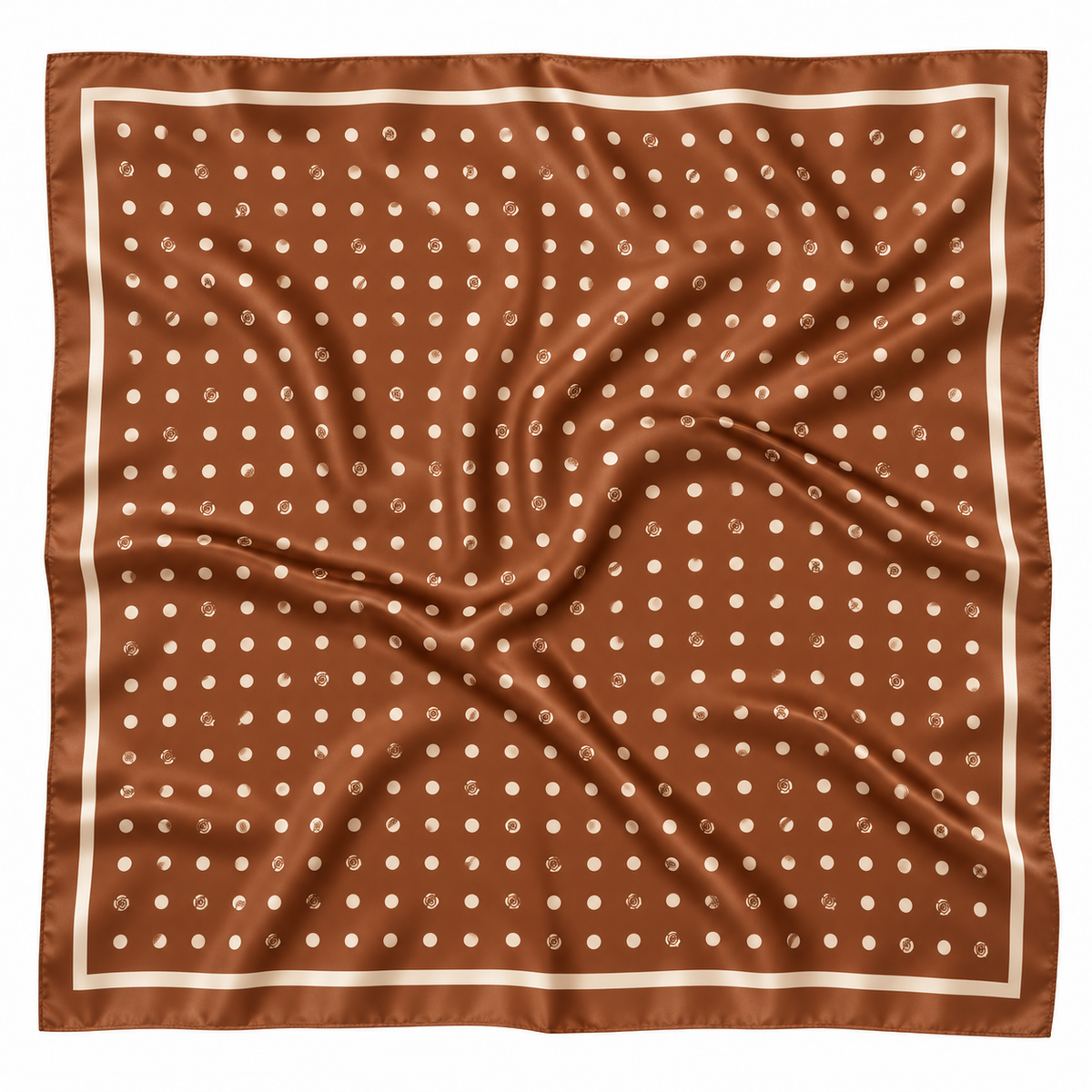 Quadratisches Tuch Desia mit Punktemuster von Houy Mode