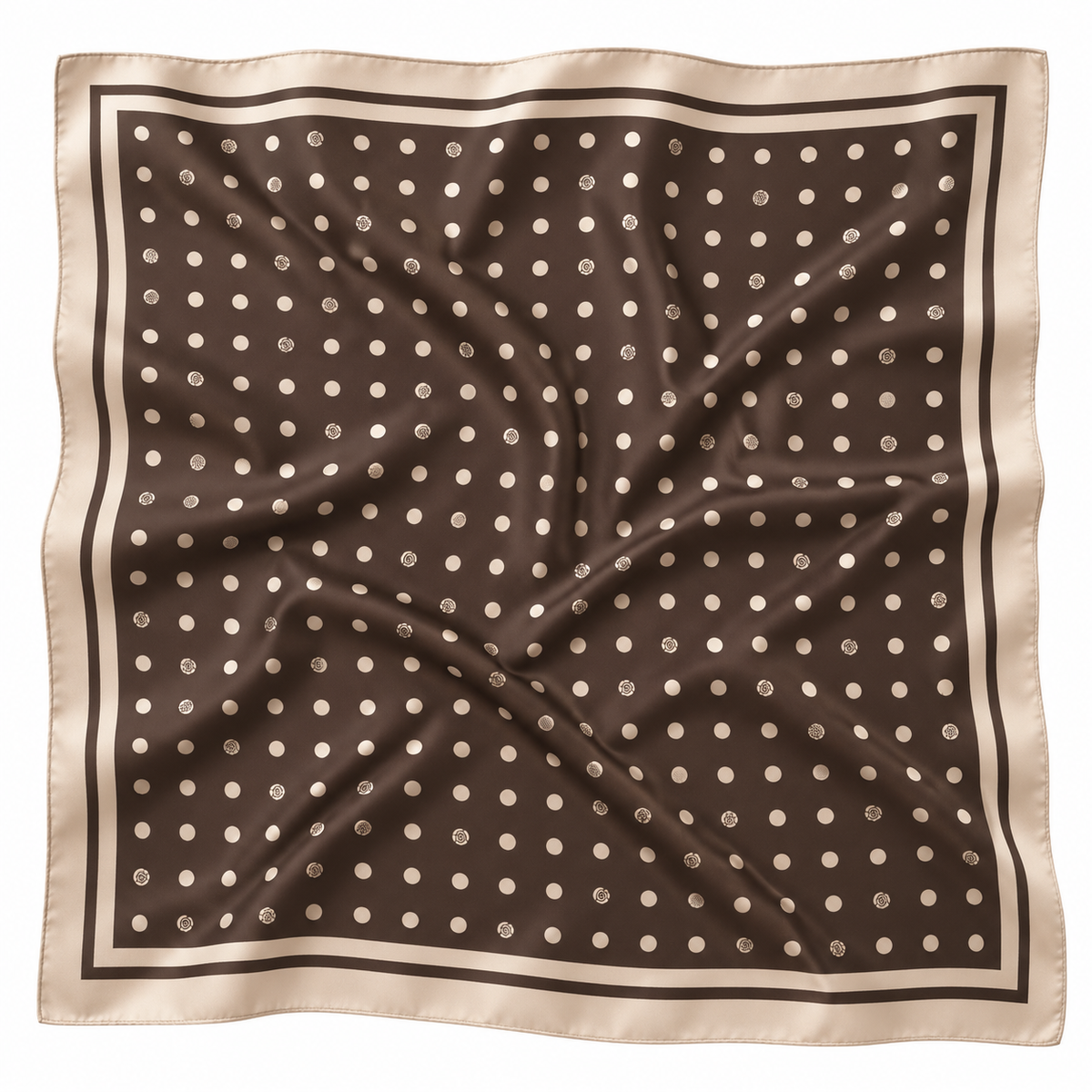 Quadratisches Tuch Desia mit Punktemuster von Houy Mode