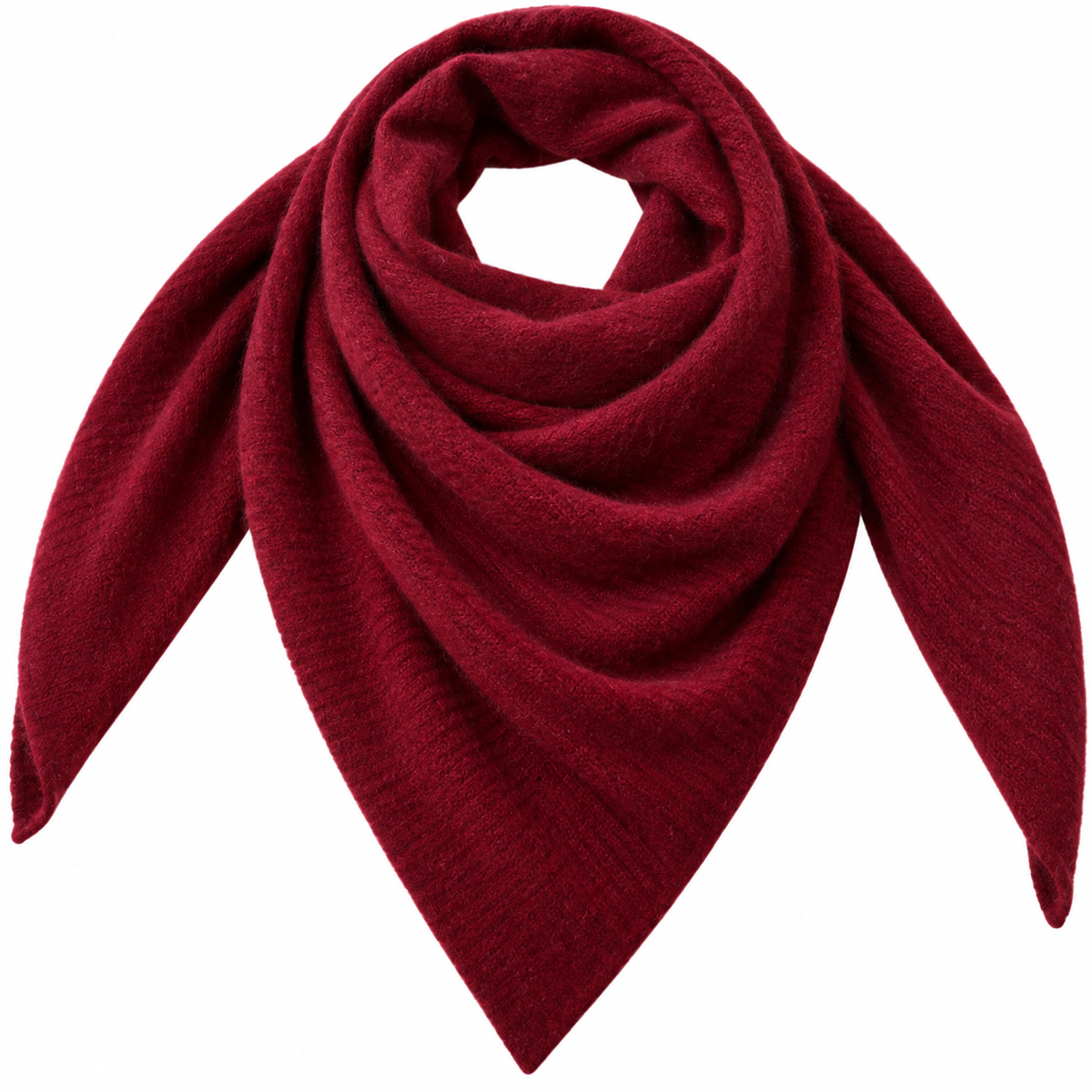 Da. Schal - Zheng Taschen - weinrot - one size